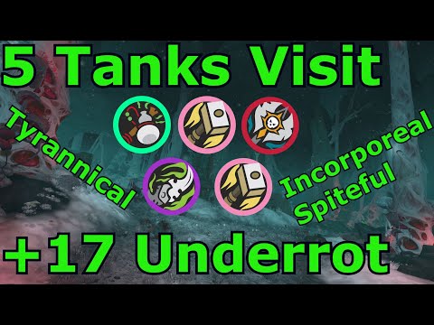 5 Tanks visit a 17 Underrot and 2 Chest it
