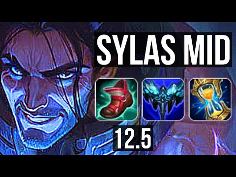 SYLAS vs AURELION SOL (MID) | 66% winrate, 14/3/10, Godlike, Rank 14 Sylas | BR Challenger | 12.5
