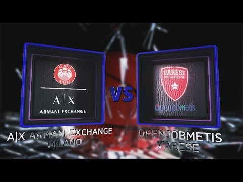 Highlights/ AX Armani Exchange Milano - Openjobmetis Varese 11° turno LBA Serie A PosteMobile