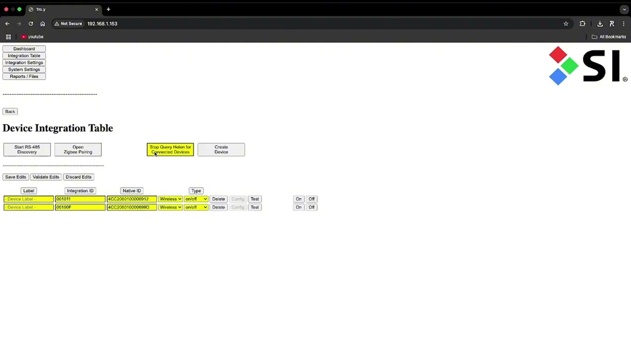 Query Helen for Connected Devices