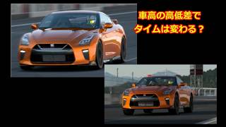 【PS5】車高を上げると遅くなる？最低と最高でガチ検証【GT7】