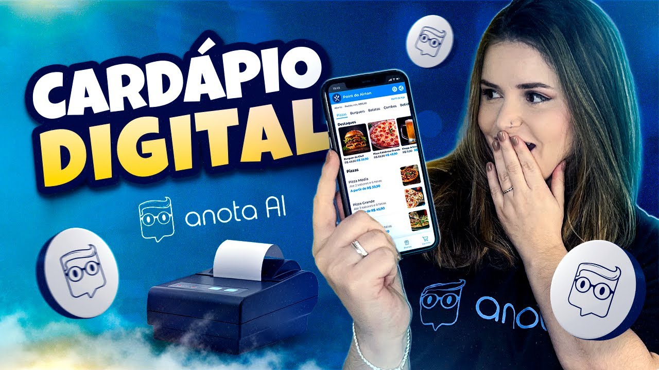 Conheça um cardápio digital prático e fácil para seu delivery e salão | Anota AI