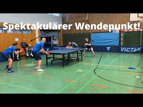 Bei 2:0 und 10:6 Führung passierte etwas Unerwartetes im Doppel...Grothe/Grothe vs Pigerl/Schüller🏓