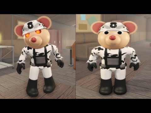 Soldier Mary Infected vs Non Infected Jumpscare - Roblox Piggy RP