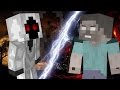 Minecraft - Entity 303 vs Herobrine Fight 
