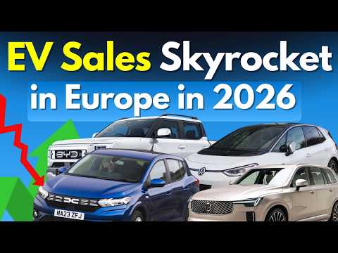 Electric Car Sales Surge in Europe in January 2026 - Petrol and Diesel Crashes