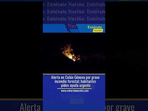 🚨🔥 ¡NARIÑO ENFRENTA UNA GRAVE EMERGENCIA POR INCENDIOS FORESTALES!