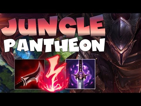 IS JUNGLE PANTHEON THE MOST BROKEN JUNGLER EVER??? ABUSE THIS HIDDEN OP FOR FREE LP!!!