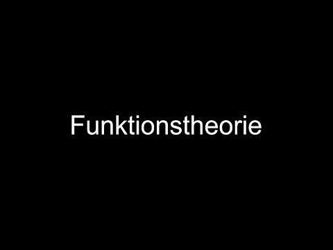 Funktionstheorie