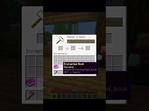 how to make your Minecraft hoe overpowered (Enchantment) #shorts #minecraft