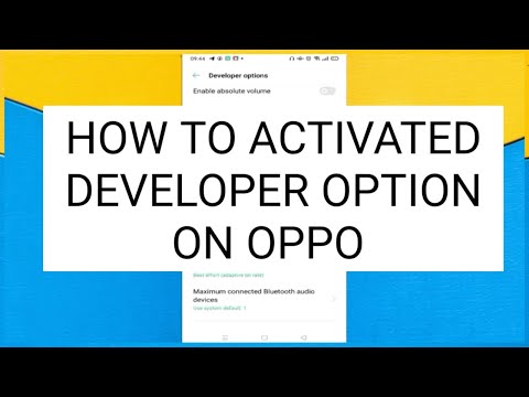 How to Activated Developer Option On OPPO