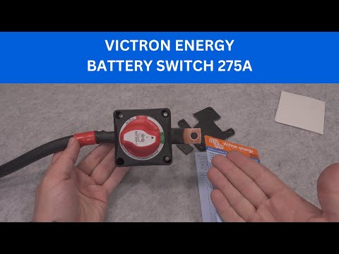 Victron Energy  - DC Battery Switch ON-OFF 275A for solar PV installations (VBS127010010)