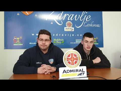 KK Zdravlje Leskovac najava utakmice sa Vojvodinom 21.kolo AdmiralBet KLS 2023