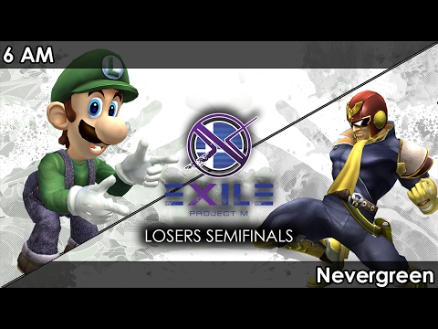 Project M: VR | 6 AM (Luigi) V Pivot | Nevergreen (Falcon) - Exile 72 Tournament SSBPM