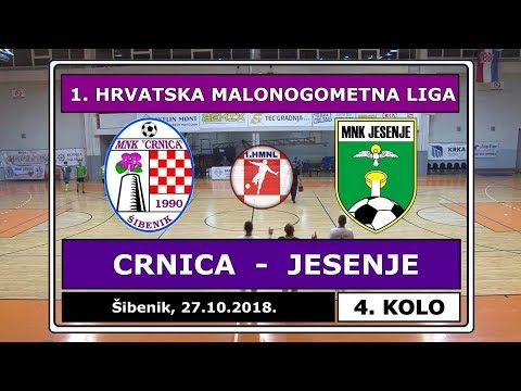 1. HMNL, 4. kolo: CRNICA - JESENJE 4:2, 27.10.2018.
