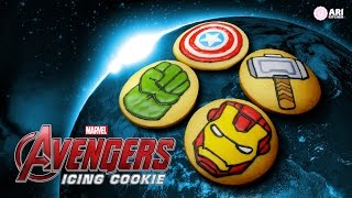어벤져스 아이싱 쿠키 만들기 How to Make Avengers Icing Cookies! - Ari Kitchen