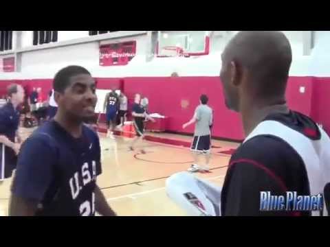 Kyrie Irving Challenges Kobe Bryant 1 on 1 for $50K!!