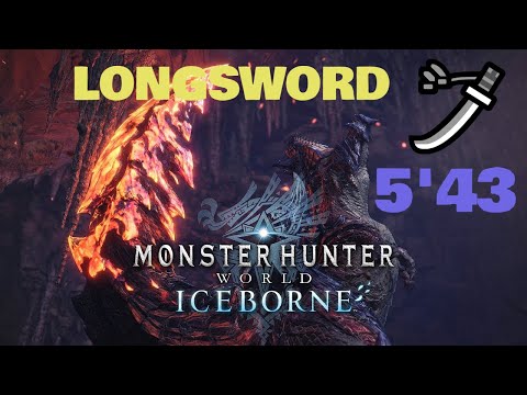 Monster Hunter World: Iceborne MR Glavenus Solo LS 5'43''65