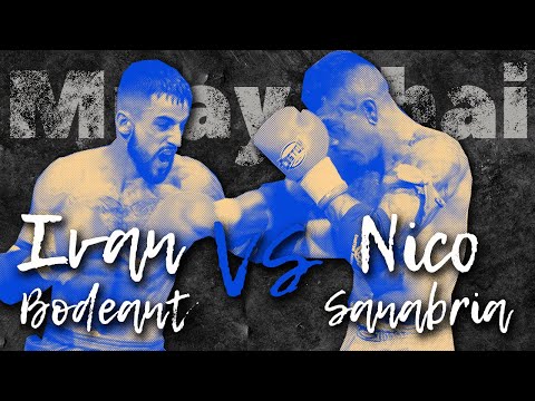Muay Thai profesional: Nico Sanabria vs. Ivan Bodeant | Combate intenso