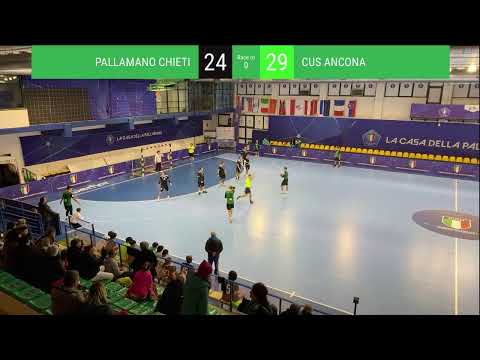SERIE B GARA 11 Pallamano Chieti - Cus Ancona