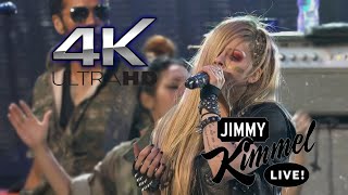 (Remastered 4K) Avril Lavigne - Rock N Roll (Live On Jimmy Kimmel Live! 2013)