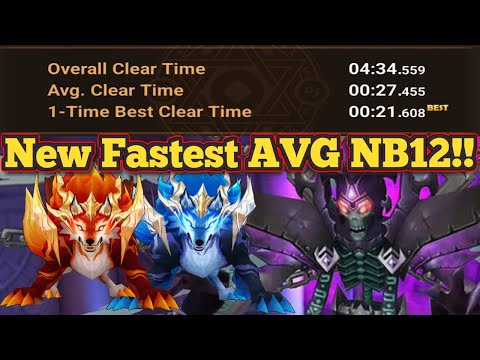 New Fastest Avg NB12!! - Summoners War