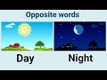 Opposite Words In English Opposite Words For Preschoolers Kids Educational Video Antonym For Kids