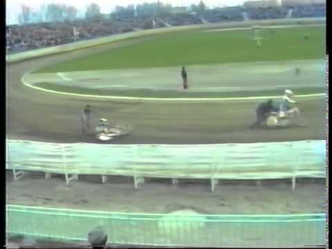 1994 Start Gniezno vs Stal Rzeszów Bieg 14 Upadek Winiarza i Petranova