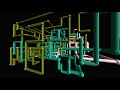 [16:9 1080p] 3d Pipes Screensaver 10 Hours (no loop, with teapots!)