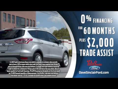 Ford Get "In the New" Fusion and Escape at Dave Sinclair Ford