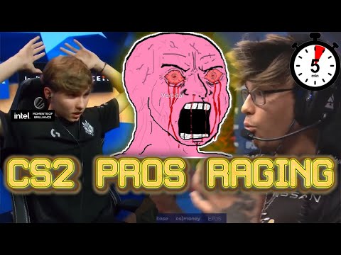 5 MINUTES OF CS2 PROS RAGING