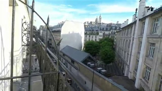 Quick look at a Le Montclair Montmartre Hostel Room Paris, France