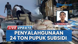 Polda Babel Gagalkan Penyalahgunaan 24 Ton Pupuk Subsidi dari Lampung, 2 Truk & Sopir Diamankan