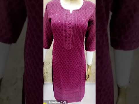 Ladies Chikan Kurti