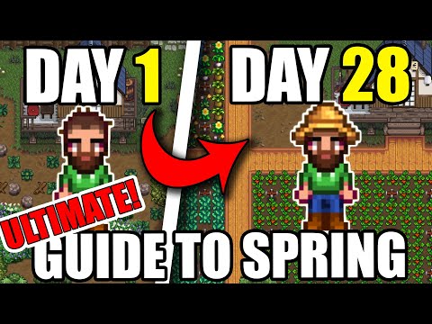Ultimate Stardew Valley Guide for Spring |Pre 1.6|
