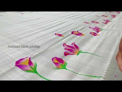 Free Hand Fabric Painting Pictures