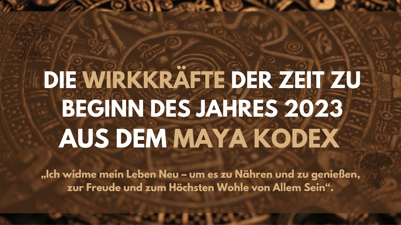 Die Wirkkräfte der Zeit zu Beginn des Jahres 2023 - Interview mit Mayaexperte Jürgen Knoop