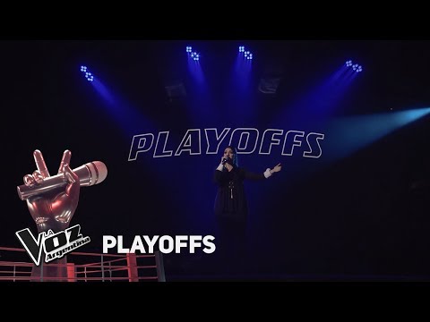 Playoffs #TeamMontaner - Paula sings "If you are my man and I am your woman" - The Voice Argentin...