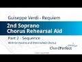 Verdi's Requiem Part 2 - Sequence - 2nd Soprano Chorus Rehearsal Aid