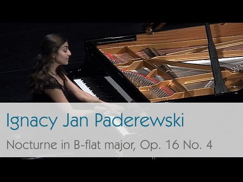 Ignacy Jan Paderewski - Nocturne in B-flat major, Op. 16 No. 4 - Violetta Khachikyan