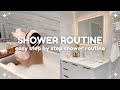 Easy Guide To A Perfect Shower Routine Shower Step By Step Tips