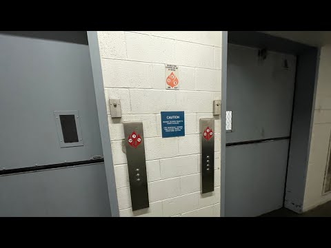 BUSY Thyssenkrupp Traction Freight Elevators at Westlake Center Seattle WA