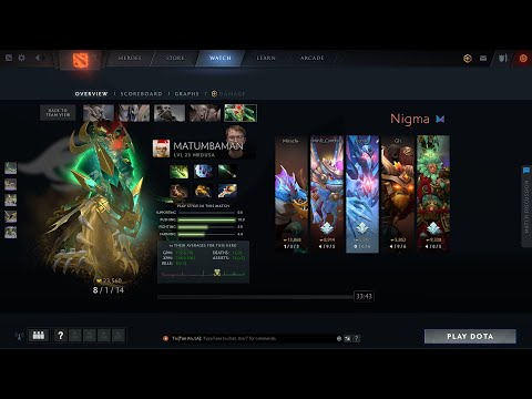 dota2mid Matumbaman Medusa - Secret vs Nigma - DOTA PRO CIRCUIT