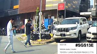 25aug2026 clement central carpark#SGS13E toyota land cruiser littering