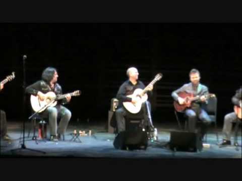 While my guitar gently weeps played by Montreal Guitar Trio & California Guitar Trio