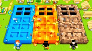 Porta Elemental Gigante de Noob vs Pro