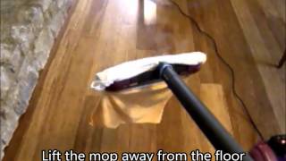 Steam Mopping Wood Floors - A short how to