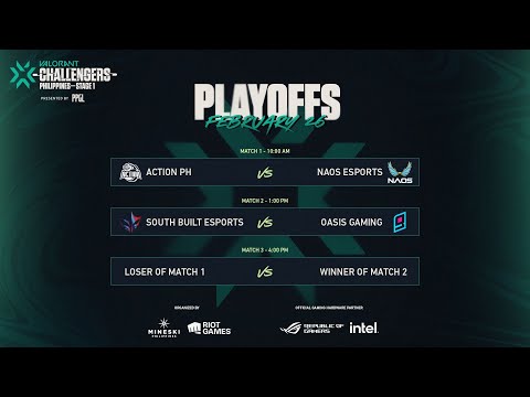 (EN) 2022 VCT Stage 1 - Challengers PH - Main Event - Week 3 Day 3