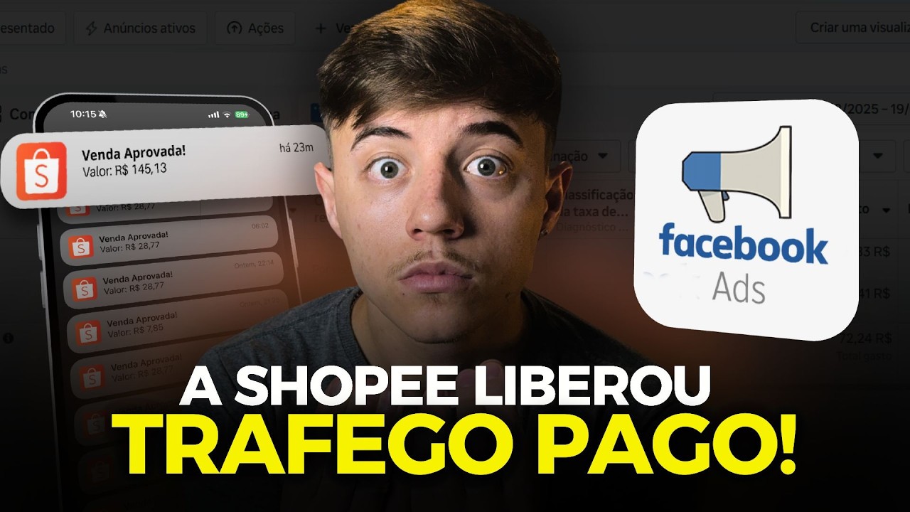 Faça R$ 431,02 usando TRÁFEGO PAGO (Nova Estratégia para Afiliados Shopee, passo a passo)