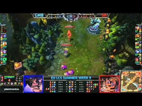 Gambit Gaming (GMB) vs SK Gaming (SK) || Super Week EU LCS Summer 2013 W9D2 || Full Game HD